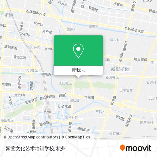 紫萱文化艺术培训学校地图