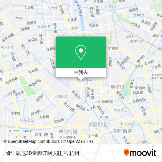肯迪凯尼3D量脚订制皮鞋店地图