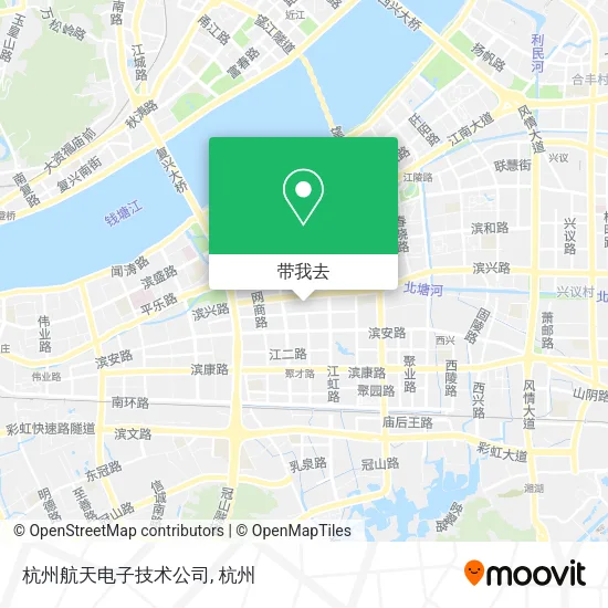 杭州航天电子技术公司地图