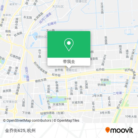 金乔街625地图