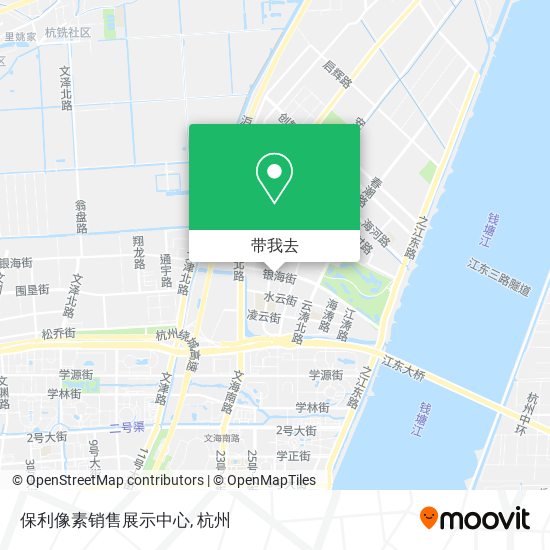 保利像素销售展示中心地图