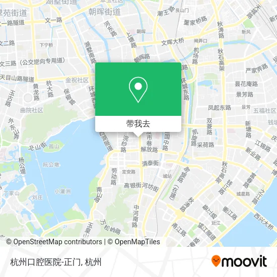 杭州口腔医院-正门地图