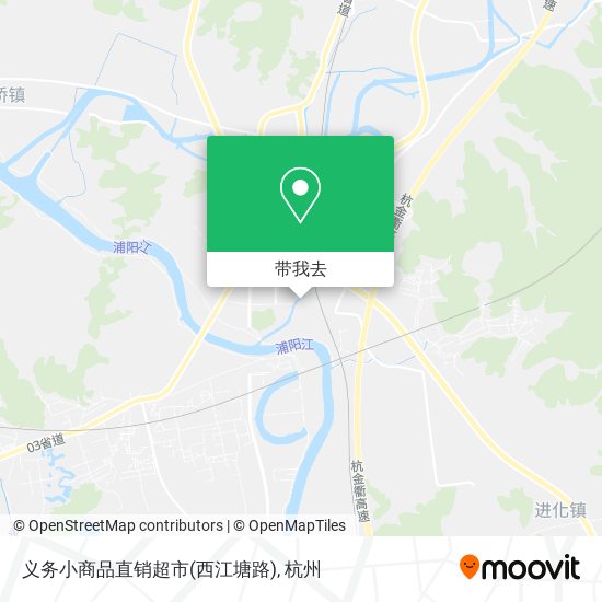 义务小商品直销超市(西江塘路)地图
