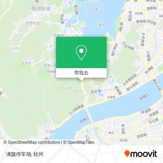 满陇停车场地图
