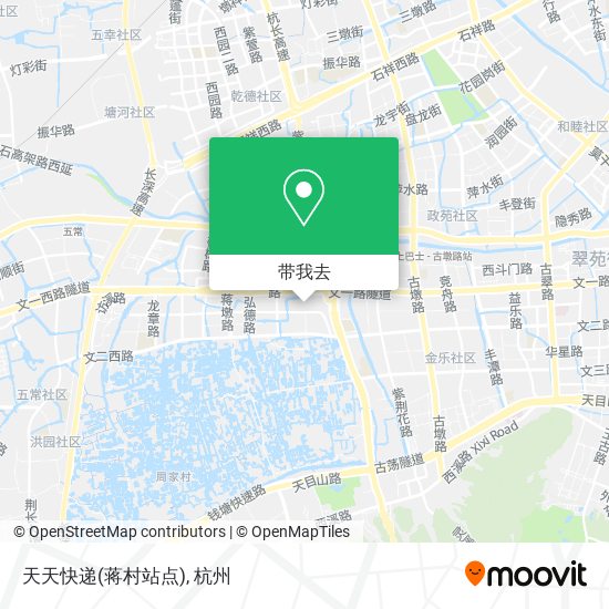 天天快递(蒋村站点)地图