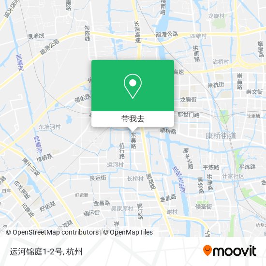 运河锦庭1-2号地图