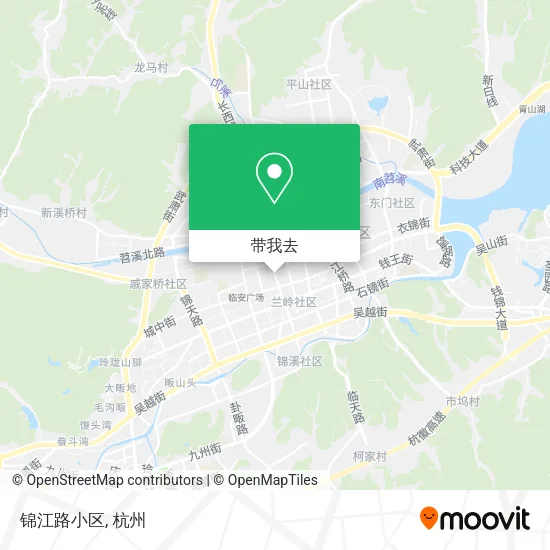 锦江路小区地图