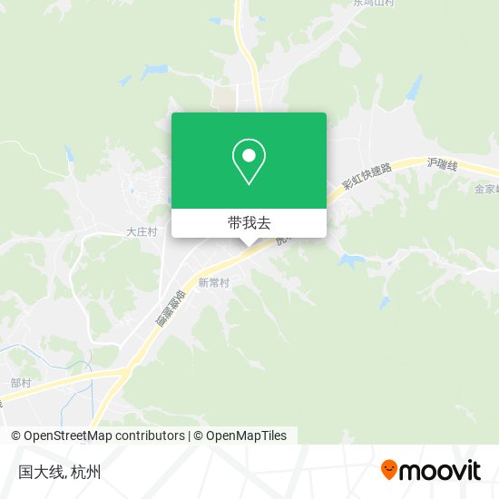 国大线地图