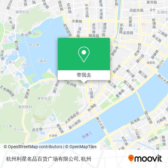 杭州利星名品百货广场有限公司地图