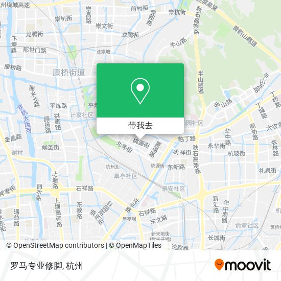罗马专业修脚地图
