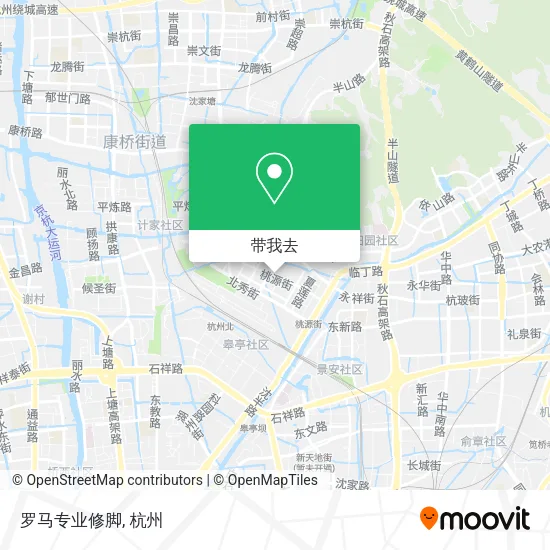 罗马专业修脚地图