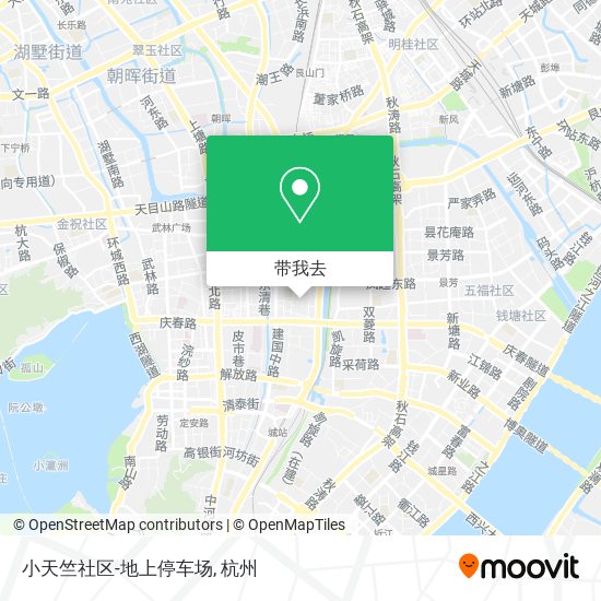 小天竺社区-地上停车场地图