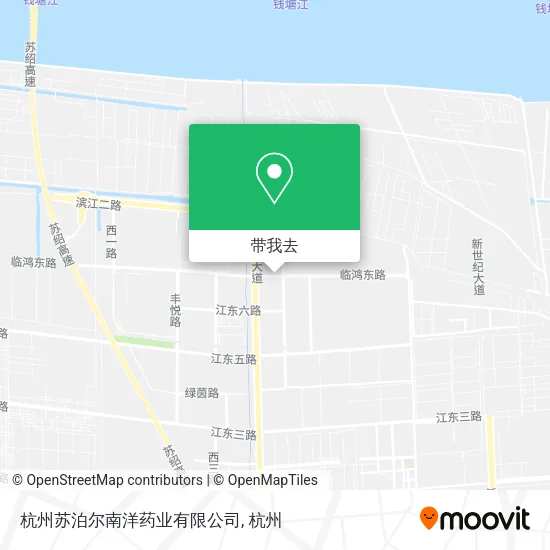 杭州苏泊尔南洋药业有限公司地图