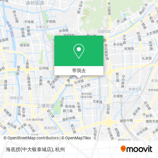 海底捞(中大银泰城店)地图