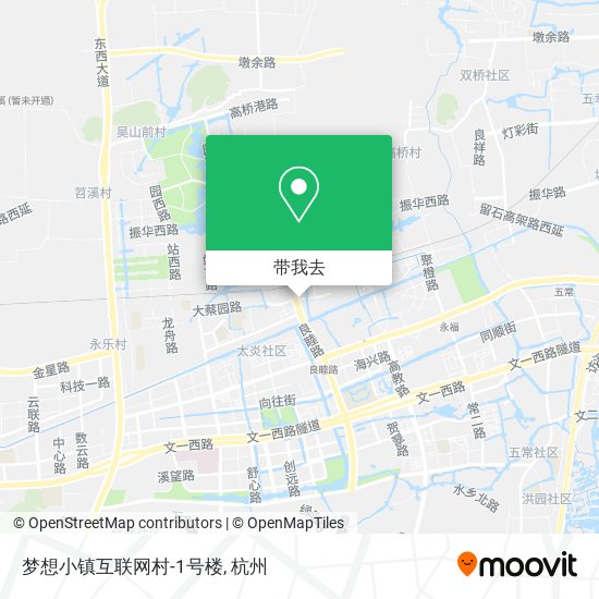 梦想小镇互联网村-1号楼地图