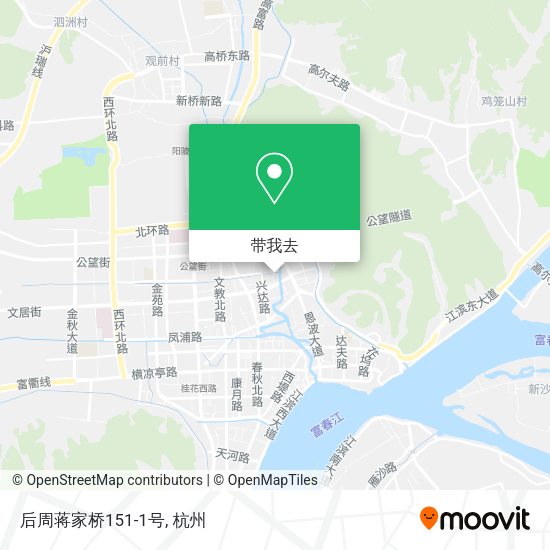 后周蒋家桥151-1号地图