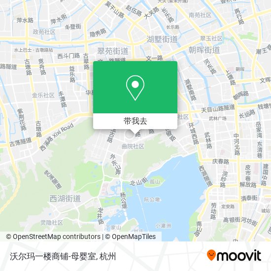 沃尔玛一楼商铺-母婴室地图