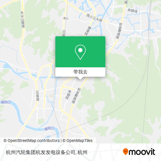 杭州汽轮集团杭发发电设备公司地图