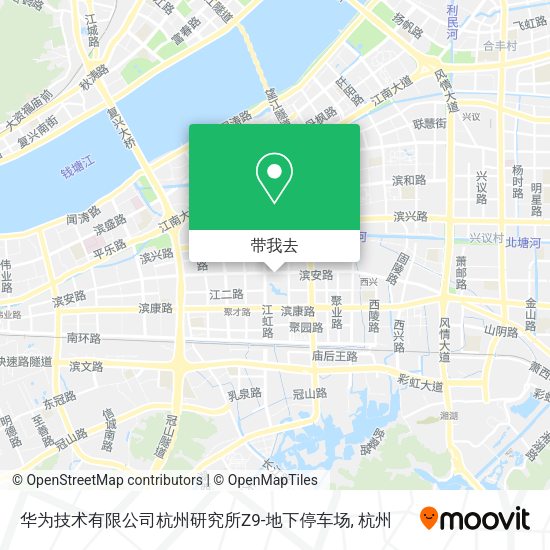 华为技术有限公司杭州研究所Z9-地下停车场地图