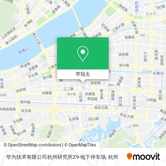 华为技术有限公司杭州研究所Z9-地下停车场地图