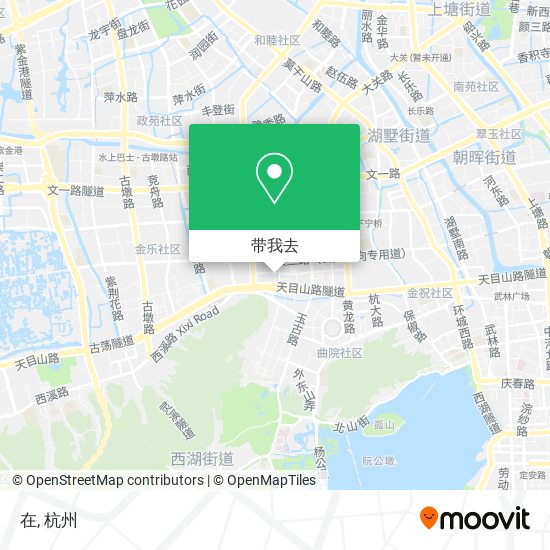 在地图
