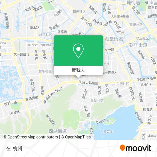 在地图