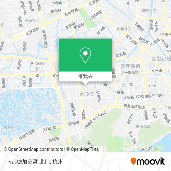 南都德加公寓-北门地图