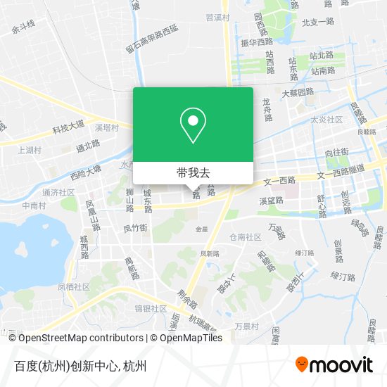 百度(杭州)创新中心地图