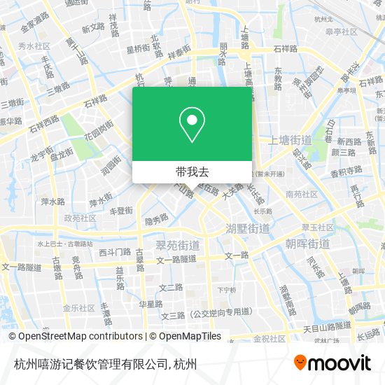 杭州嘻游记餐饮管理有限公司地图