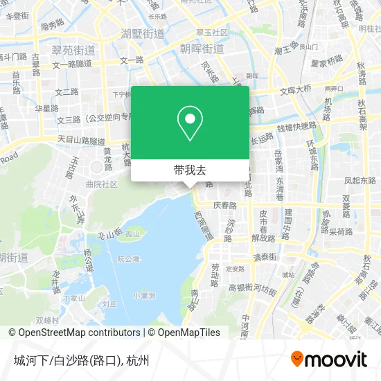 城河下/白沙路(路口)地图