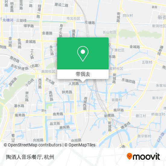 陶酒人音乐餐厅地图
