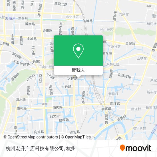 杭州宏升广店科技有限公司地图