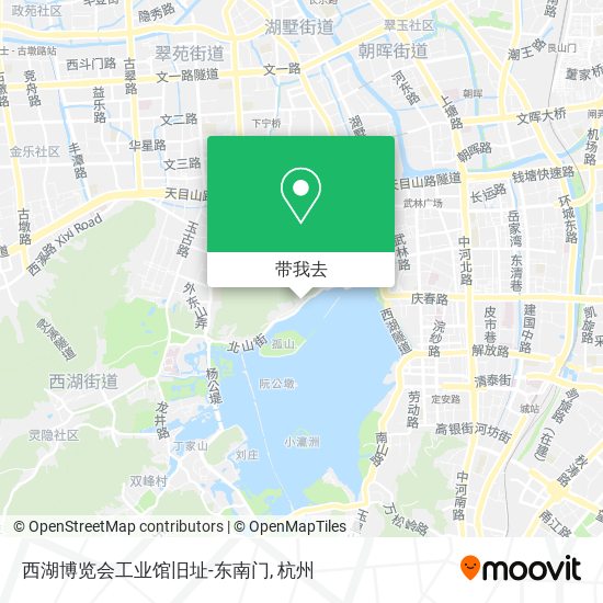 西湖博览会工业馆旧址-东南门地图