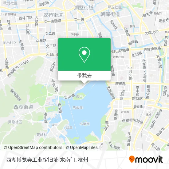 西湖博览会工业馆旧址-东南门地图