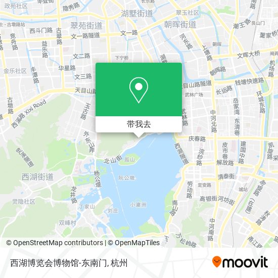 西湖博览会博物馆-东南门地图