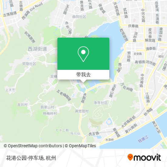 花港公园-停车场地图