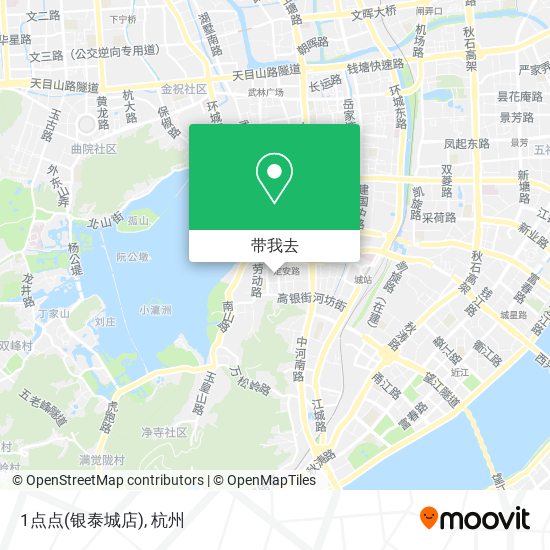 1点点(银泰城店)地图