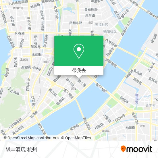 钱丰酒店地图