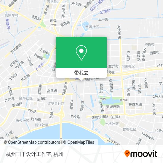 杭州彐丰设计工作室地图