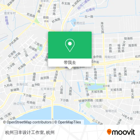 杭州彐丰设计工作室地图