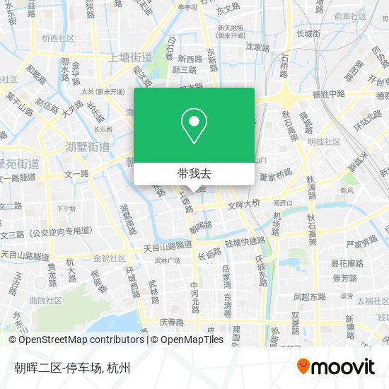 朝晖二区-停车场地图