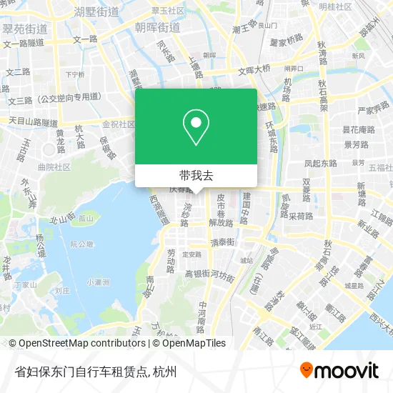 省妇保东门自行车租赁点地图