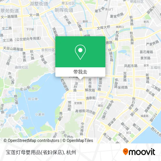 宝莲灯母婴用品(省妇保店)地图