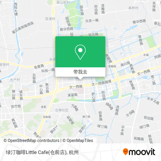 绿汀咖啡Little Cafe(仓前店)地图