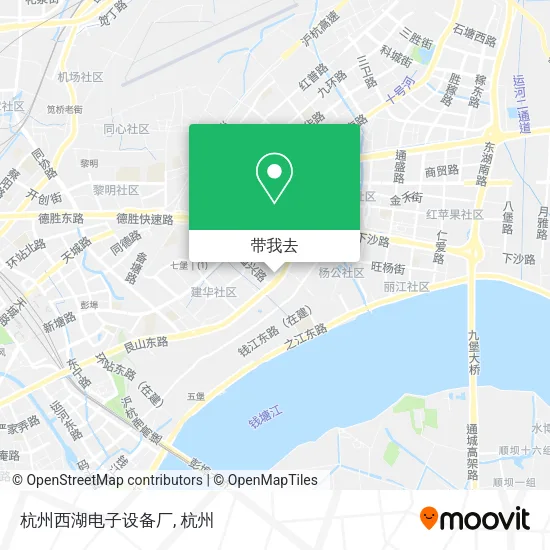 杭州西湖电子设备厂地图