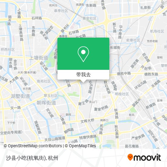 沙县小吃(杭氧街)地图