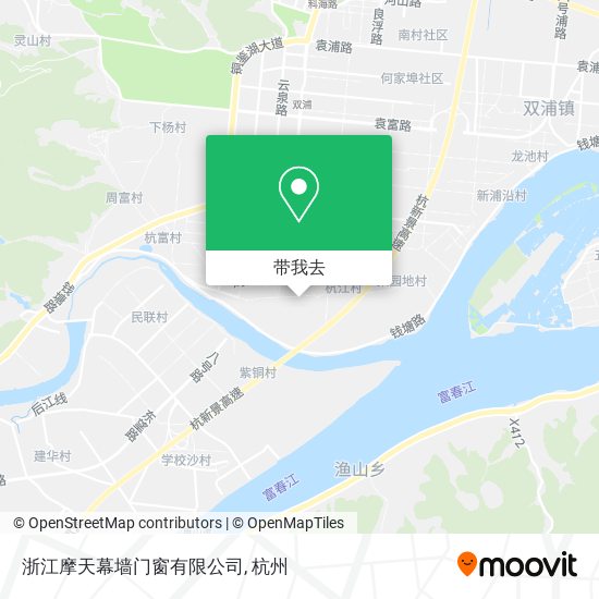 浙江摩天幕墙门窗有限公司地图