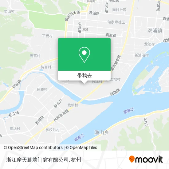 浙江摩天幕墙门窗有限公司地图