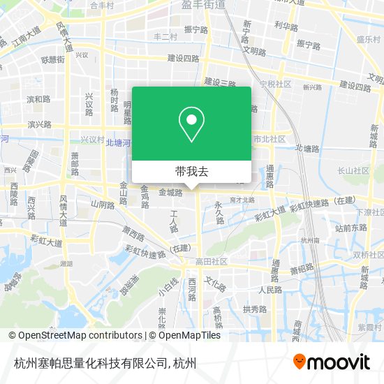 杭州塞帕思量化科技有限公司地图