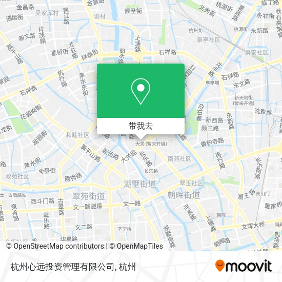 杭州心远投资管理有限公司地图